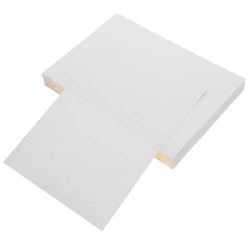 CANIGHT 100 Blatt Druckerpapier Bedruckbares Aufkleberpapier Entfernbare Aufkleber Etiketten Leeres Aufkleberdruckpapier Drucker Vinylaufkleberpapier Bedruckbares von CANIGHT