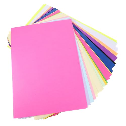 CANIGHT 100 Blatt Farbdruckpapier Computerpapier Aufkleberdruckerpapier Pastellpapier farbiges Kopierpapier Bastelpapier kreativpapier faltpapier Papier zum Drucken Papier zum Basteln von CANIGHT