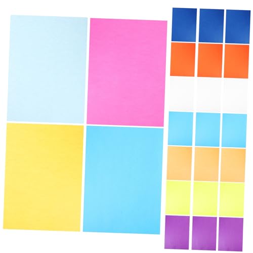 CANIGHT 100 Blatt Farbdruckpapier Malpapier Konstruktionspapier gestanztes Papier Ausschnitte aus Papier A4 Druckpapier kreativpapier faltpapier a4 leeres papier DIY leeres Papier von CANIGHT