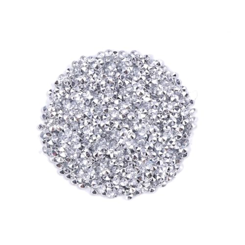 CANIGHT 1000 Stück Transparente Acryl Kristallspitzen Glitzernde Diamanten Für Hochzeiten Basteln Und Schmuckherstellung Perfekte Deko Für Blumen Und Silberhochzeiten von CANIGHT