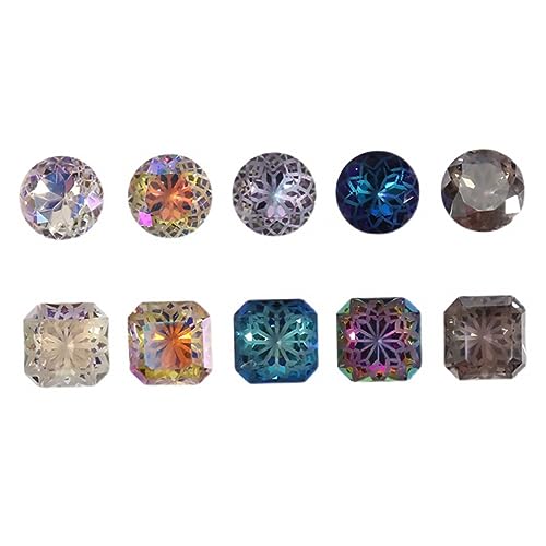 CANIGHT 10pcs DIY Nail Art Decor Nagelstollen Nagelsteine ​​maniküre Schmuck (zufälliger Stil) von CANIGHT