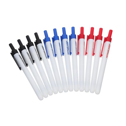 CANIGHT 12 Stück Löschbare Markierungsstifte Nass Löschbare Marker Flüssigkreide Marker Kreidetafel Marker Whiteboard Marker Whiteboard Stifte Marker Mit Meißelförmiger Spitze von CANIGHT