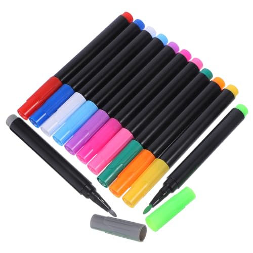 CANIGHT 12st Praktische Kreidestifte Trocken Abwischbare Marker Tafelstifte Flüssige Kreidestifte Kreative Kreidemarker Flüssigkreidemarker Für Die Tafel Neon-trockenlöschmarker Plastik von CANIGHT