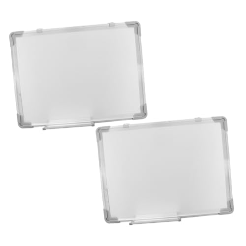 CANIGHT 2 Stück Kleines Hängendes Whiteboard Tragbar Magnetisches Trocken Abwischbares Whiteboard Zum Schreiben Kleines Zeichenbrett Massagebrett Hängendes Whiteboard von CANIGHT