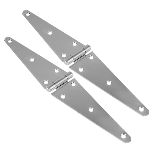 CANIGHT 2 Stück Robuste Riemenscharniere 100 Mm Dekorative Torbeschläge Aufschraubbar Ideal Für Tore Und Türen Langlebige Metallscharniere von CANIGHT