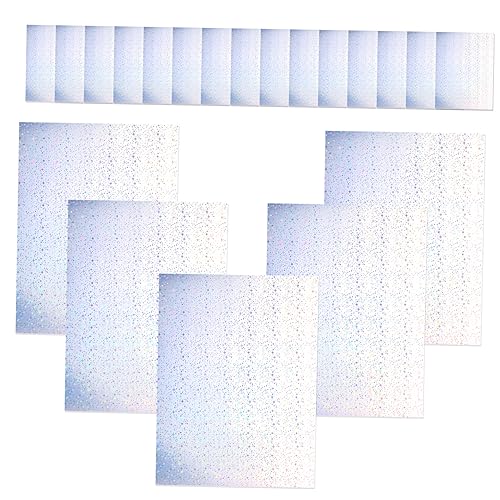 CANIGHT 20 Blatt Blatt Aufkleber aus Druckerpapier Etikettenpapier für Drucker schillerndes Spiegelpapier Aufkleberpapier kreativpapier selbstklebendes bedruckbares Papier Druckpapiere von CANIGHT