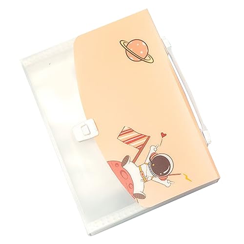 CANIGHT 2st Ordner Mit Mehreren Ebenen Organizer-ordner Aus Papier Dokumentenorganisator Dateiorganisator Papierordner Aktenordnerhalter Desktop-organizer Mappen Für Hefter Plastik Orange von CANIGHT