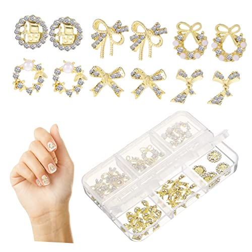 CANIGHT 30 Teiliges Set Nagelcharms Feine Nagelverzierungen Für Kreative Nagelkunst Und Maniküre Zubehör von CANIGHT