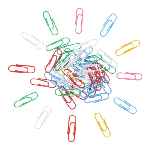 CANIGHT 50 Stück Bunte Büroklammern Dokument Büroklammern Dokumenten Befestigungsklammern Lustige Büroklammern Kleine Büroklammer Ornamente Kleine Büroklammern Jumbo Büroklammern von CANIGHT