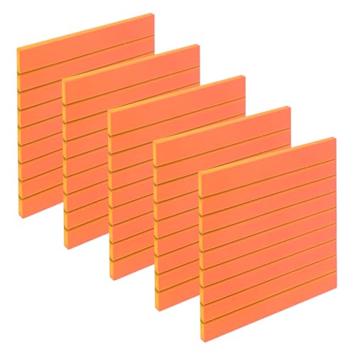 CANIGHT 5St Haftnotiz Aufbewahrungshalterung Halterung Plattform verkabelte Steckdosen Abs büroradio offic halbtransparente Memoaufkleber Aufkleber für Haushaltsnotizen das Haustier Orange von CANIGHT