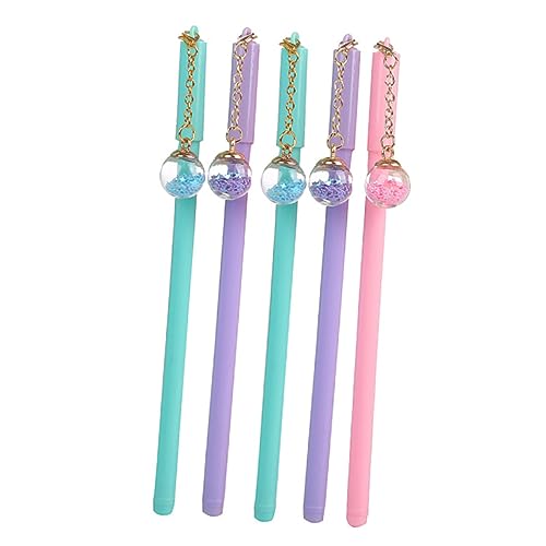 CANIGHT 5st Feenpaar Stift Kugelschreiber Mit Tinte Gel-tintenstifte Schnell Trocknender Gelstift Cartoon-stifte Cartoon-gelstifte Glatte Gelstifte Gast Stift Füller Anhänger von CANIGHT