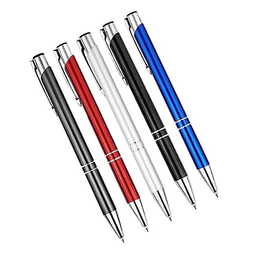 CANIGHT 5st Praktischer Kugelschreiber Haushalt Stift Kugelschreiber Für Den Täglichen Gebrauch Zeichenstifte Ermutigender Stift Schreibstift Drücken Schreibwaren Stift Hausbedarf Metall von CANIGHT