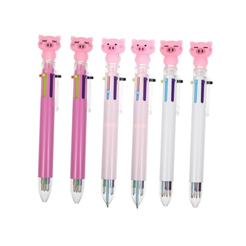 CANIGHT 6St Korrekturstift briefpapier für kinder stempelstifte für kinder ballpoint pen geschebke the notebook book bunte Stifte gelbe Stifte kreativer Kugelschreiber Schulbedarf Plastik von CANIGHT