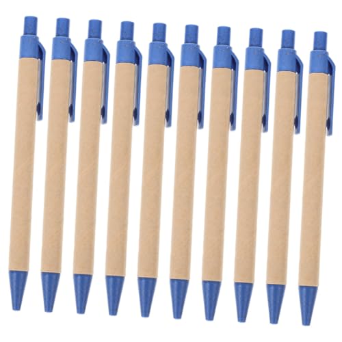 CANIGHT 8st Kugelschreiber Gelschreiber Unterschreiben Büro Stift Tragbarer Schreibstift Multifunktionaler Schreibstift Glatte Schreibstifte Büro-rollstift Blue Flüssigkeitsnachfüllung von CANIGHT