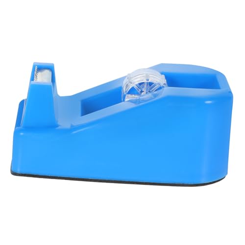 CANIGHT Bandschneider Stabiler Klebebandabroller Tisch-tape-organizer Klebebandspender Süß Praktischer Bandständer Tragbarer Klebebandabroller Klebeband-spender-schreibtisch Edelstahl Blue von CANIGHT