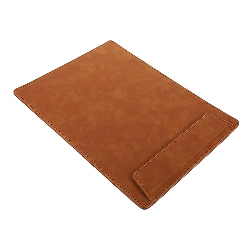 CANIGHT Büro-klemmbrett Büroschreib-zwischenablage Clipboard-clips Klemmbretter Mit Niedrigem Profil Memo-klemmbretter Zwischenablage Standard-clip Dokumentieren Büroklammer Brown Leder von CANIGHT