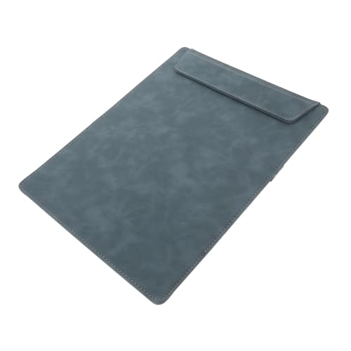 CANIGHT Datei Ordner Zwischenablagen tragbares Schreiben Clipboard-Clips dokumentieren write board schreibunterlage schule Office-Dokumentenklammern Organisator für Papierakten Leder Blue von CANIGHT