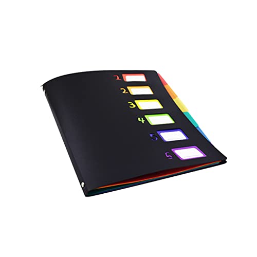 CANIGHT Fächermappe A4 Aus Kunststoff Regenbogenfarben Akkordeon Ordner Für Dokumente Vielseitiger Papier Organizer Für Büro Und Studium Ideal Für Schüler Und Studenten von CANIGHT