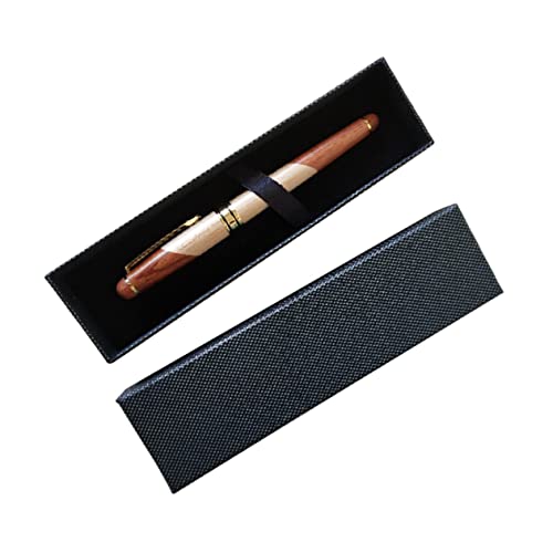 CANIGHT Füllfederhalter Set Aus Rosenholz Mit Schwarzem Etui Eleganter Schreibstift Für Büro Und Schule Ideal Für Hochwertige Schreibwaren Und Persönliche von CANIGHT