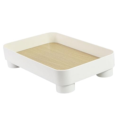 CANIGHT Gegenhalter ablagekörbe kühlkorb einkaufskorb Bathroom Accessory Cosmetic Organiser Einfache Reinigung Tischdekoration Tablett Seife Arbeitsplattentablett Schreibtischablage Holz von CANIGHT