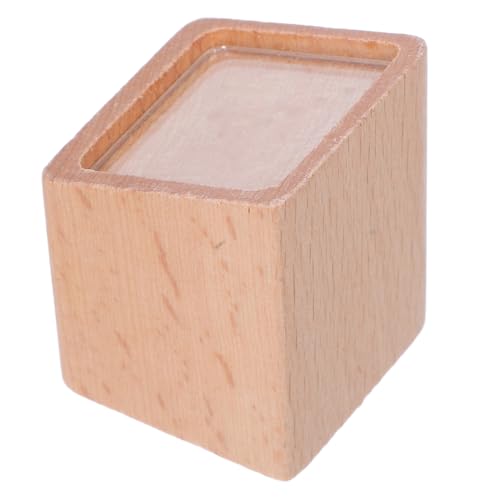 CANIGHT Holz-etiketten-display-schild Preisschildständer Anzeigen Tisch-preisschildhalter Preisschildständer Aus Holz Preisschild-präsentationsständer Desktop-preisschildständer Khaki von CANIGHT