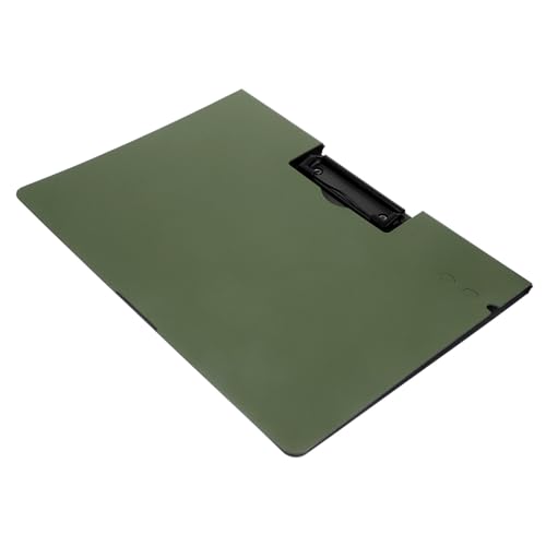 CANIGHT Mappe Tafel Praktisches Akten-klemmbrett Zwischenablageordner Bleistiftskizze Zwischenablage Kleines Klemmbrett Office-dokumentenclip Büro-klemmbrett Büroklammer Plastik Dark Green von CANIGHT