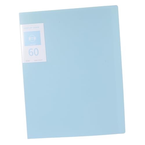 CANIGHT Mappe aktenkoffer aktentasche office supplies büroartikel bürogeschenke Dateiorganisator Ordner Buch Grußkarten-Organizer Maldateiordner transparente Aktenordner Plastik Blue von CANIGHT