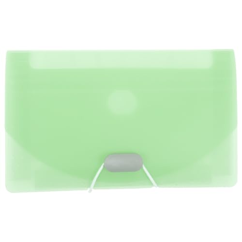 CANIGHT Rechnung Ordner aktenordner schreibtischorganizer visitenkarten ordner ordner tasche Akkordeon Binder Dateiorganisator Dateitasche Datendateiordner pp Light Green von CANIGHT