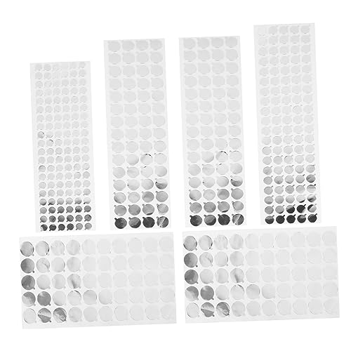 CANIGHT Sealing Stickers Set Für Kosmetikflaschen Und Öle Selbstklebende Aluminiumfolie Aufkleber 9mm 11mm 15mm 19mm Zur Sicheren Versiegelung Von Flaschen Und Tuben von CANIGHT