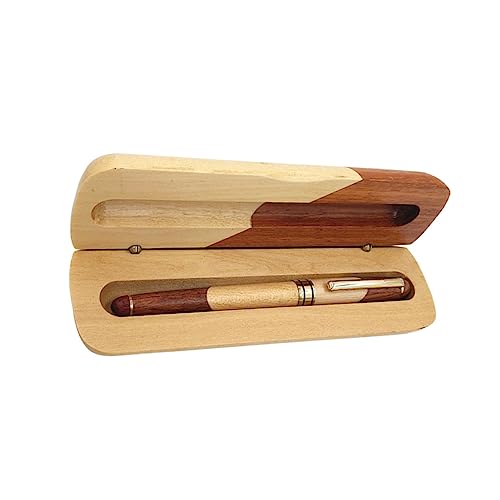 CANIGHT Signierstift Set Mit Gelenk Kugelschreibern Von Roseood Eleganter Holzbox Perfekt Für Büro Schule Und Kreative Projekte 5 Verschiedene Farben Für Vielseitige Anwendungen von CANIGHT