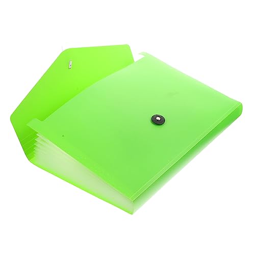 CANIGHT Test Papier Clip Orgel Tasche Expandierender Dateiordner Erweiterbarer Datei-organizer Dateiordner Erweitern Erweiterbarer Dateiordner Expandierende Aktentasche Pp Green von CANIGHT