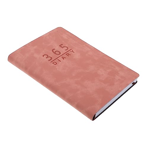 CANIGHT Zeitplan-Notizblock individuation schreibhefte noteboon the notebook book nootbook Multifunktions-Notizblock Zeitplaner Jahresplaner-Notizbuch Notizbuch mit Trennwänden Papier Rosa von CANIGHT