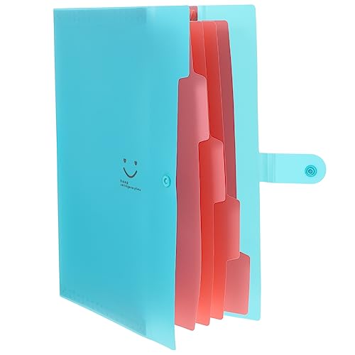 CANIGHT a4 Ordner Dokumentenorganisator Ordner-Organizer Ordner mit mehreren Taschen Papier-Organizer-Ordner aufbewahrungssack storage pockets büro zubehör Aktenordner Dateiordner pp Blue von CANIGHT