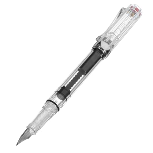 CANIGHT transparenter Stift kalligraphie- kalligraphie schönschreibstifte handlettering stift stylus pens Füllfederhalter Reisestift Büro Stift glatter Schreibstift Plastik von CANIGHT