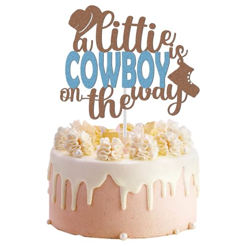 Cowgirl Cake Topper, Mädchen Dusche Dekoration Western Themed Party Supplies von CANIPHA