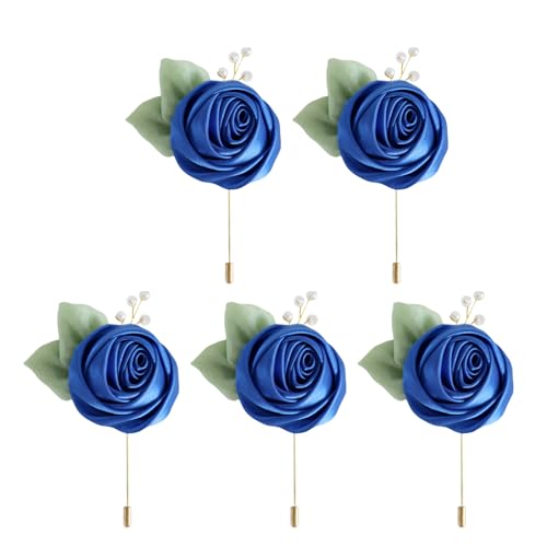 CANNXI Künstliche Rosenblüten-Set, elegante Seidenrosen, Boutonniere für Hochzeitszeremonien und Partys von CANNXI