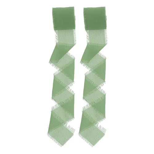 CAPASTEC 2 Stk. Geschenkband, Band für Basteln, Geschenkband zum Verpacken, Dekoratives Polyesterband, Band zum Geschenke Verpacken, Hellgrün CAPASTEC 2 Stk. Geschenkband, Band für Basteln, Geschenkband zum Verpacken, Dekoratives Polyesterband, Band zum Geschenke Verpacken, Hellgrün von CAPASTEC