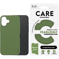 CARE by PanzerGlass® Fashionable Case Handy-Cover für Apple iPhone 16 Plus grün von CARE by PanzerGlass®