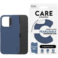 CARE by PanzerGlass® Fashionable Case Handy-Cover für Apple iPhone 16 Pro blau von CARE by PanzerGlass®