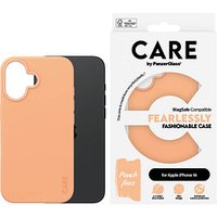 CARE by PanzerGlass® Fashionable Case Handy-Cover für Apple iPhone 16 orange von CARE by PanzerGlass®