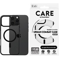 CARE by PanzerGlass® URBAN COMBAT Handy-Cover für Apple iPhone 16 Pro Max schwarz von CARE by PanzerGlass®