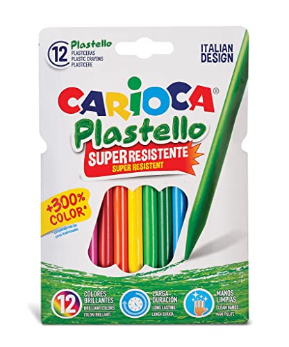 CARIOCA – Tasche aus Karton mit 12 Wachsmalstiften (a35000012) von CARIOCA