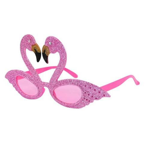 CARISSETT Strandbrille, lustige Flamingo-Partybrille, Partybrille, lustige Brille, Strandparty-Gastgeschenk von CARISSETT