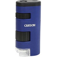 CARSON® digitales Mikroskop PocketMicro schwarz/blau 20x - 60x von CARSON®