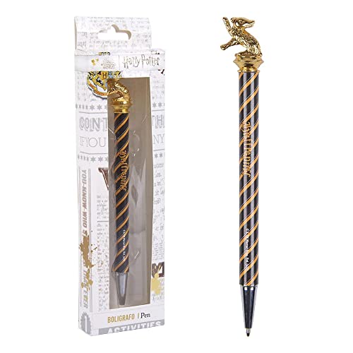 Harry Potter Stift, Kugelschreiber, Sammelschreiber, Essstäbchen, Hogwarts-Häuser, Geschenkidee (Hufflepuff) von CARTOON