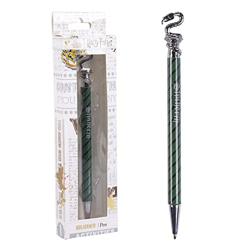 Harry Potter Stift, Kugelschreiber, Sammelschreiber, Essstäbchen, Hogwarts-Häuser, Geschenkidee (Slytherin) von CARTOON