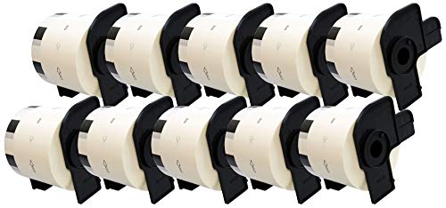 10 x DK11209 29mm x 62mm Etiketten (800 Stück/Rolle) kompatibel zu Brother P-Touch QL-500 QL-500A QL-550 QL-560 QL-570 QL-700 QL-710W QL-720NW QL-800 QL-810W QL-820NWB QL-1050 QL-1100 QL-1110NWB von CARTRIDGES KINGDOM