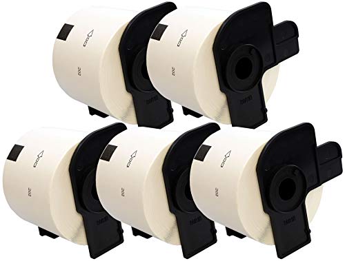 5 x DK11202 62mm x 100mm Etiketten (300 Stück/Rolle) kompatibel zu Brother P-Touch QL-500 QL-500A QL-550 QL-560 QL-570 QL-700 QL-710W QL-720NW QL-800 QL-810W QL-820NWB QL-1050 QL-1100 QL-1110NWB von CARTRIDGES KINGDOM