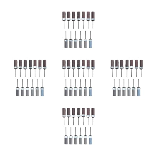 Schleifpapier-Rotationsschneider, Körnung 180 bis 3000, 2,35 mm Schaft, Schleifmittel, Rotationswerkzeuge, Zubehör, Schleifpapier, Fässer für Nagelbohrer, 13 Stück von CASNO