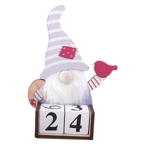 CATIEBYE 1stk Weihnachtskalender 2022 Ewiger Kalender Standkalender Weihnachtsdekoration Schreibtischdekoration Weihnachtsregaldekoration Esstisch Dekor Adornos Para Mesa De Holz von CATIEBYE